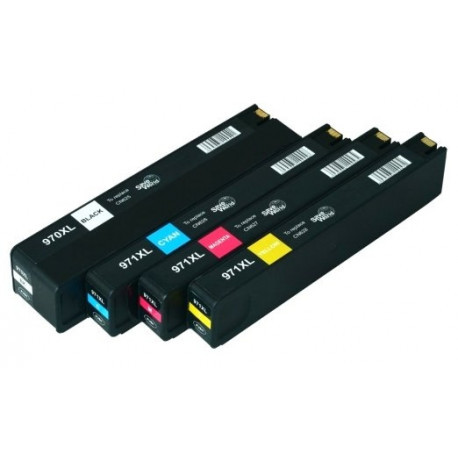 Cartucho de Tinta HP 970XL Negro - 971XL Color